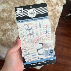The Happy Planner Wellness Warrior Sticker Book